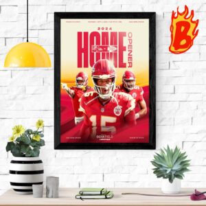 Kansas City Chiefs Will Start Kicking Off The NFL Season 2024 Wall Decor Poster Canvas