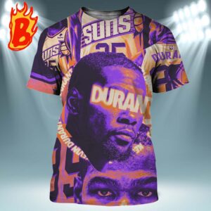 Kevin Durant From Phoenix Suns Is All NBA Second Team 2024 All Over Print Shirt