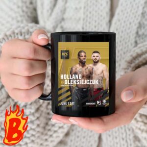 Kevin Holland Returns To Matchup Michal Oleksiejczuk At UFC 302 In Newark Coffee Ceramic Mug