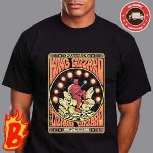 King Gizzard And The Lizard Wizard Concert Poster May 26 2024 At Liverpool Uk Liverpool Olympia Classic T-Shirt