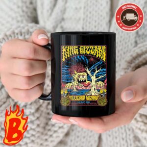 King Gizzard And The Lizard Wizard Tour At Wolverhampton UK The Civic Hall 29 May 2024 Coffee Ceramic Mug