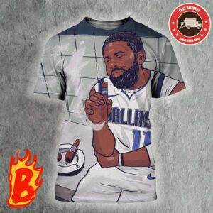 Kyrie Irving Is Going Back To The Finals With Another Teams Title Hopes Go Up In Smoke Against Dallas Mavericks NBA Finals All Over Print Shirt