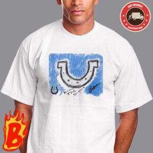 Laiatu Latu Indianapolis Colts Homage Rookie Paint Tri-Blend Kickin The Stigma Classic T-Shirt