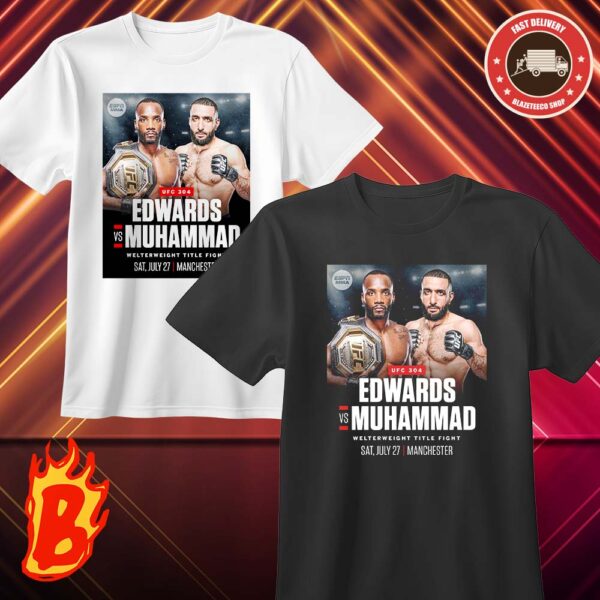 Leon Edwards Will Defend His Welterweight Title Against Belal Muhammad At UFC304 In Manchester England Classic T-Shirt
