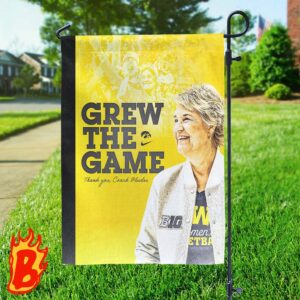 Lisa Bluder Coach From Lowa Hawkeye Has Been Announces Retirement Crew The Game Legendary Leader NBA Two Sides Garden House Flag