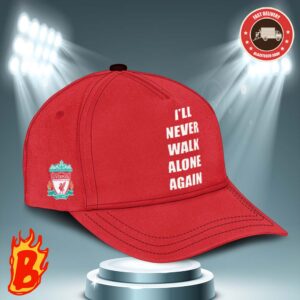 Liverpool LFC Tribute To Jurgen Klopp Thank You Luv I’ll Never Walk Alone Again Classic Cap Hat Snapback