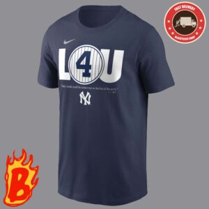 Lou Gehrig New York Yankees Nike Cooperstown Collection Lou Gehrig Day Retired Number Unisex T-Shirt
