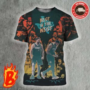 Luka Doncic And Kyrie Irving From Dallas Mavericks All Ready To Western Conference Champions NBA All Over Print Shirt