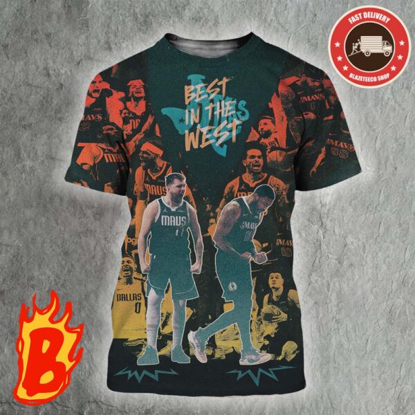 Luka Doncic And Kyrie Irving From Dallas Mavericks All Ready To Western Conference Champions NBA All Over Print Shirt