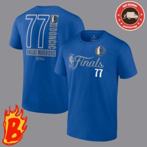 Luka Doncic Dallas Mavericks Number 77 2024 NBA Finals Two Sides Unisex T-Shirt