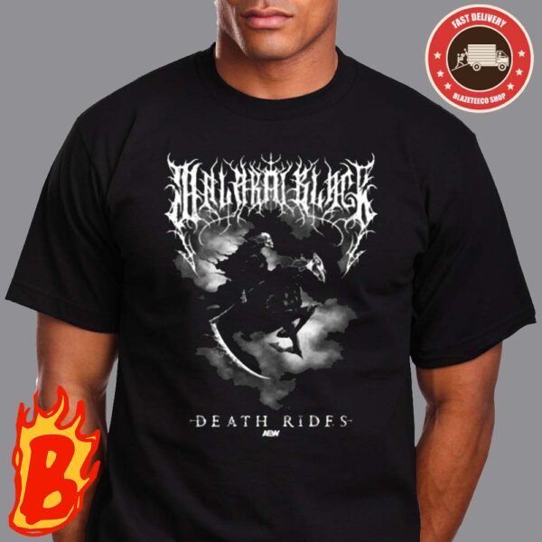 Malakai Black Death Rides AEW Double Or Nothing Classic T-Shirt
