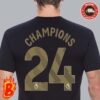 Manchester City Home Jersey 2024-25 With Champions Premier League 24 History Makers Classic T-Shirt