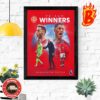 Manchester United Stun Manchester City To Win The FA Cup 2024 As The Reds Go Marching On On On Home Decorations Poster Canvas