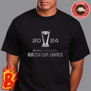 Minnesota PWHL Champions Walter Cup Earned Classic T-Shirt