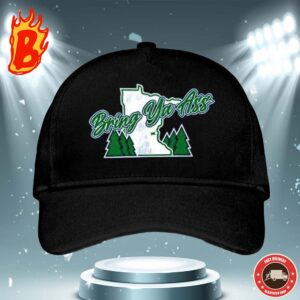 Minnesota Timberwolves Bring Ya Ass Minnesota Forest Vintage Cap Hat Snapback