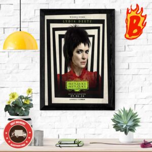 New Character Poster For Beetlejuice Season 2 Featuring Winona Ryder Is Lydia Deetz Only in Theaters September 6 Wall Decor Poster Canvas