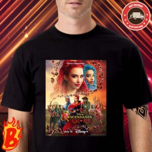 New Poster Disney For Descendants The Rise of Red On July 12 Classic T-Shirt