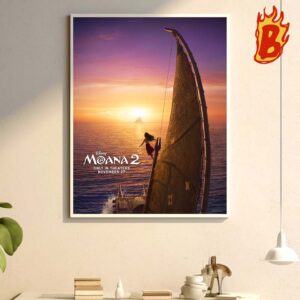 New Poster For MOANA 2 Releasing In Theaters On November 27 Wall Decor Poster Canvas