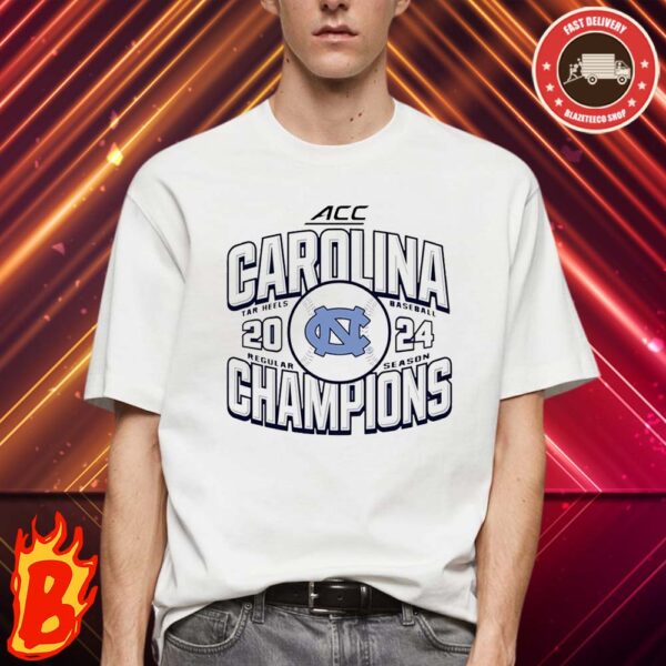 North Carolina Tar Heels 2024 ACC Baseball Regular Season Champions Classic T-Shirt