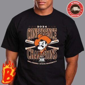 Oklahoma State Cowboys Baseball Big 12 Champions 2024 Classic T-Shirt
