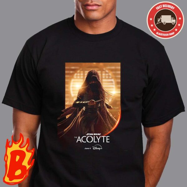Official Amandla Stenberg As Mae Star Wars The Acolyte Character Poster Classic T-Shirt