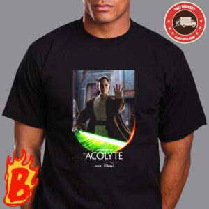 Official Carrie-Anne Moss As Indara Star Wars The Acolyte Character Poster Classic T-Shirt