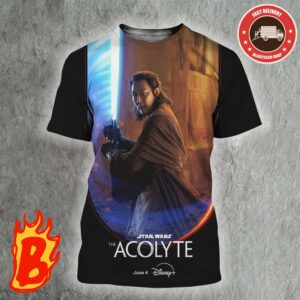 Official Lee Jung Jae As Sol Star Wars The Acolyte Character Poster All Over Print Shirt