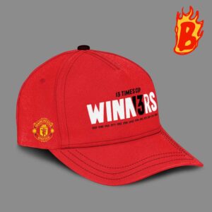 Official Manchester United FA Cup Winners 2024 13 Times Classic Cap Hat Snapback