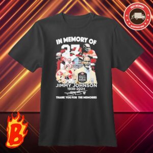 Official San Francisco 49ers In Memory Of Jimmy Johnson 1938-2024  Classic T-Shirt