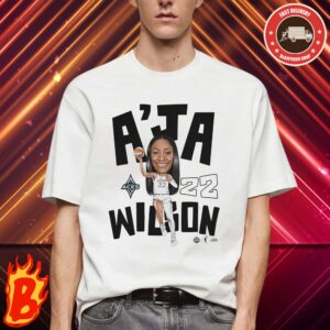 Playa Society AJA Wilson From Las Vegas Aces NBA Classic T-Shirt