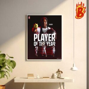 Player Of The Years 2024 USA Solfball Nijaree Canady From Stanford Cardinal Wall Decor Poster Canvas