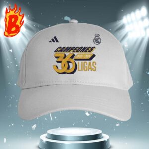 Real Madrid Campeones 2023 2024 36 Ligas Adidas Official Classic Cap Hat Snapback