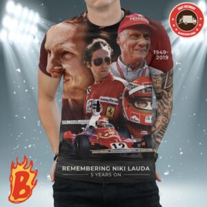 Remembering Legend Niki Lauda F1 Drives 5 Years On 1949-2019 3D Shirt