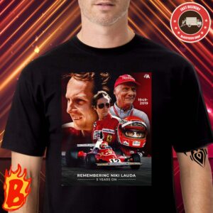Remembering Legend Niki Lauda F1 Drives 5 Years On 1949-2019 Classic T-Shirt