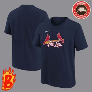 St Louis Cardinals x Nike Youth 2024 City Connect Wordmark Classic T-Shirt