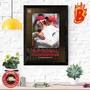 Stanford Cardinal 2024 NCAA Womens Golf National Champions Home Decor Poster Canvas
