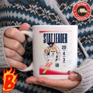 Stat Leader Caitlin Clark From Indiana Fever Has Been Drops 20 Points In Her WNBA Debut Coffee Ceramic Mug