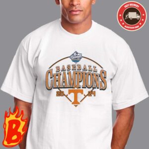 Tennessee Baseball 2024 SEC Conference Tournament Champions Curveball Break Classic T-Shirt