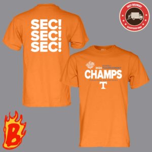 Tennessee Volunteers Blue 84 2024 SEC Baseball Conference Tournament Champions Locker Room Classic T-Shirt