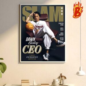 The CEO The South Carolina Coach And Three Time National Champion Dawn Staley Covers SLAM 250 Wall Decor Poster Canvas