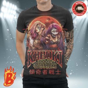 The Kabuki Warriors Blood Moon Asuka And Kairi Sane WWE 3D Shirt