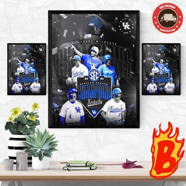 The Kentucky Wildcats Are Champions Of The Southeastern Conference For SEC Championship Wall Deocor Poster Canvas