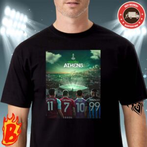 UEFA Europa Conference League Watkins Fortounis Nico Thiago Road To Athens Classic T-Shirt