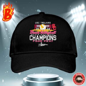 USC Trojans Womens Beach Volleyball 2024 National Champs Four Peat Classic Cap Hat Snapback