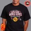 Unisex Fanatics Black Alabama Crimson Tide 2024 NCAA Softball Women’s College World Series Total Runs Classic T-Shirt