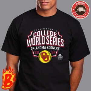 Unisex Fanatics Black Oklahoma Sooners 2024 NCAA Softball Women’s College World Series Total Runs Classic T-Shirt