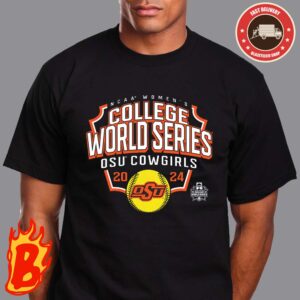 Unisex Fanatics Black Oklahoma State Cowgirls 2024 NCAA Softball Womens College World Series Total Runs Classic T-Shirt
