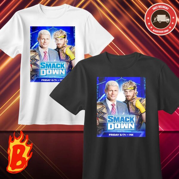 WWE Snack Down Cody Rhodes Head To Head Logan Paul WWE King And Queen Classic T-Shirt