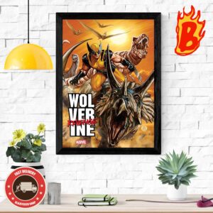 Wolverine Revenge Dinosaur Art By Jonathan Hickman And Greg Capullo Marvel Wall Decor Poster Canvas