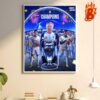 Congrats Vinicius Junior On Your Second European Trophy Witness His Rise Just Do It Wall Decor Poster Canvas